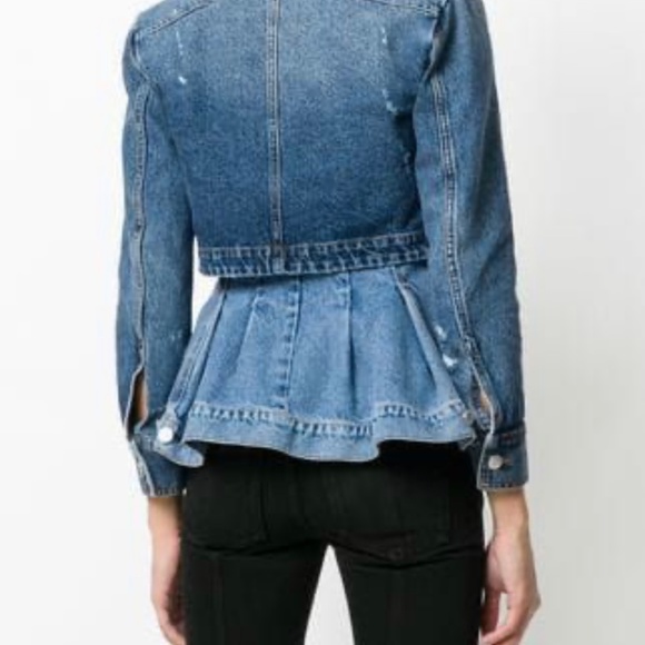 Alexander McQueen Denim Peplum jacket - Picture 3 of 3
